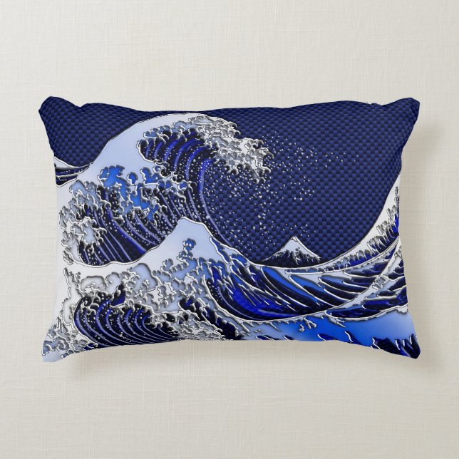 Coussins Décoratifs Les grands Hokusai Wave styles modernes (Devant)