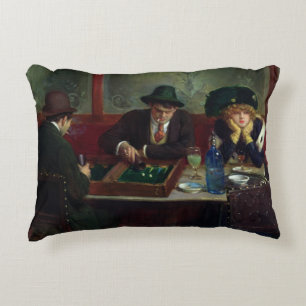 Coussins Décoratifs Les joueurs de backgammon