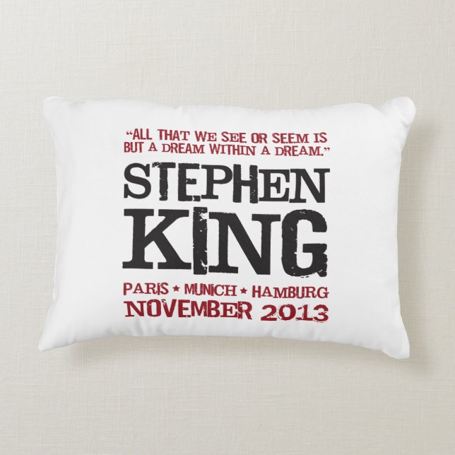 Coussins Décoratifs L'euro visite de Stephen King (Dos)