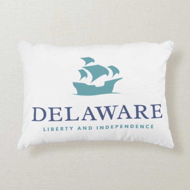 Coussins Décoratifs Liberté et indépendance du Delaware (Devant)