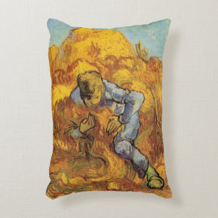 Coussins Décoratifs Lieuse de gerbes (d'après Millet) par Vincent van 