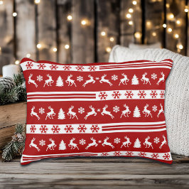 Coussins Décoratifs Lignes Élégantes de Snowflakes