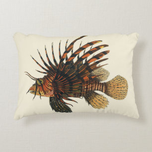 Coussins Décoratifs Lionfish Poisson, Vieille Marine Vie Océanique Ani