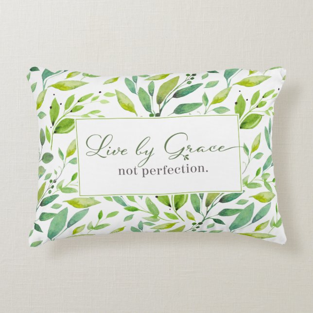 Coussins Décoratifs Live by Grace Not Perfection  (Devant)