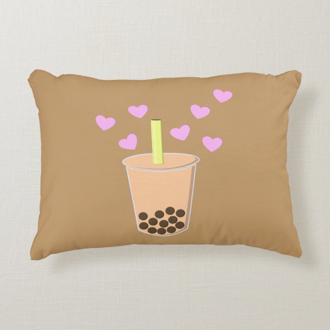 Coussins Décoratifs Love Bubble Tea (Devant)