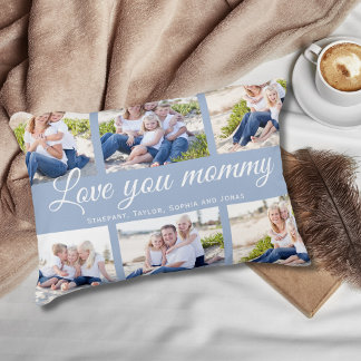 Coussins Décoratifs Love you Mom - Collage Photos For Mom's