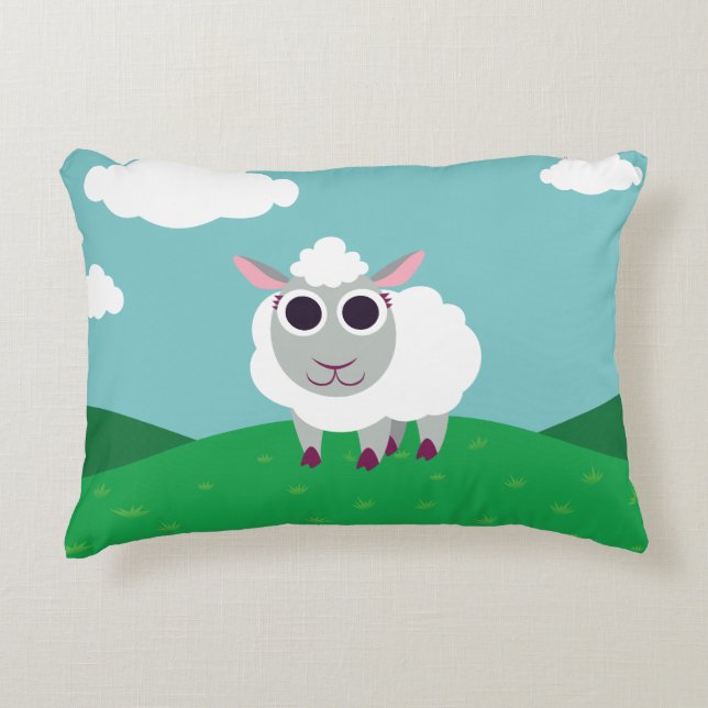 Coussins Décoratifs Lulu les moutons (Devant)