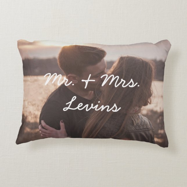 Coussins Décoratifs M. et Mme roses Pillow (Dos)
