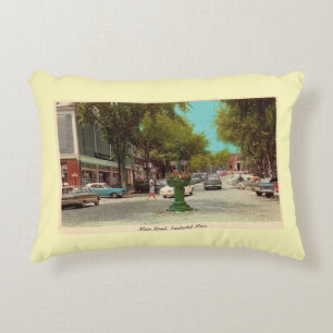 Coussins Décoratifs Main St Nantucket c1960s Style Vintage