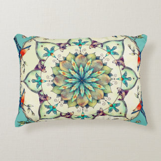 Coussins Décoratifs Main tiré Kingfisher Mandala