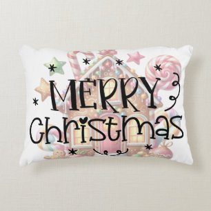 Coussins Décoratifs Maison de pain d'épices Noël