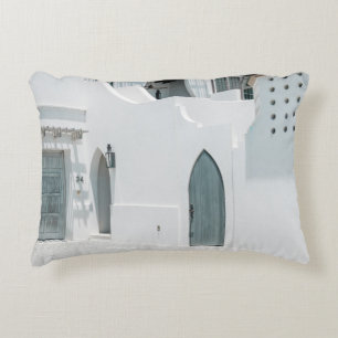 Coussins Décoratifs Maison en béton blanc
