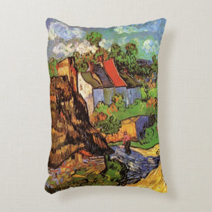 Coussins Décoratifs Maisons à Auvers par Vincent van Gogh