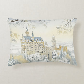 Coussins Décoratifs Majesté d'hiver : Le château enchanté