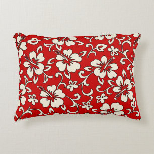 Coussins Décoratifs Malia Hibiscus Hawaii Pareau Imprimer