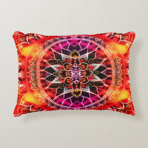 Coussins Décoratifs Mandala décoratif rouge