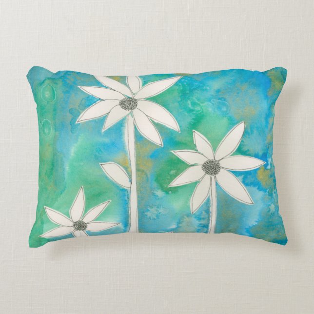 Coussins Décoratifs Marguerites savoureuses I (Devant)