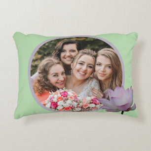Coussins Décoratifs Mariage rose Lotus Fleur Bridesmaid