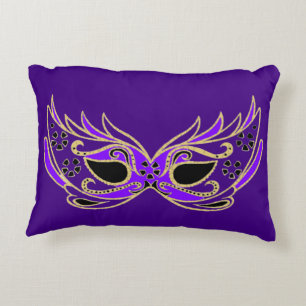 Coussins Décoratifs Masque de Mascarade Violette