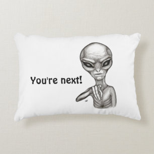 Coussins Décoratifs Mauvais Alien, Tu es le prochain !