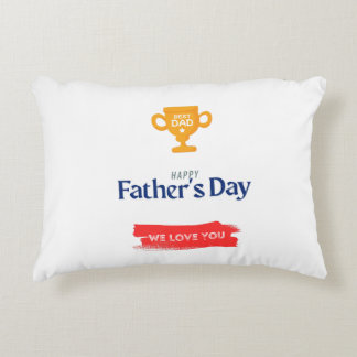 Coussins Décoratifs Meilleur papa jamais Fête des pères Trophée