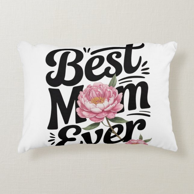 Coussins Décoratifs "Meilleure maman jamais" (Devant)