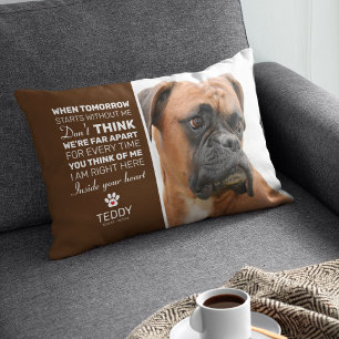Coussins Décoratifs Mémorial Brown pour animaux   Remembrasser Chien K