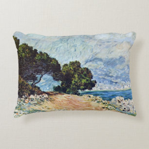 Coussins Décoratifs Menton vue du Cap Martin par Claude Monet