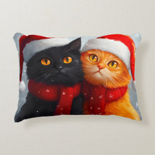 Coussins Décoratifs Meowy Christmas Winter Love