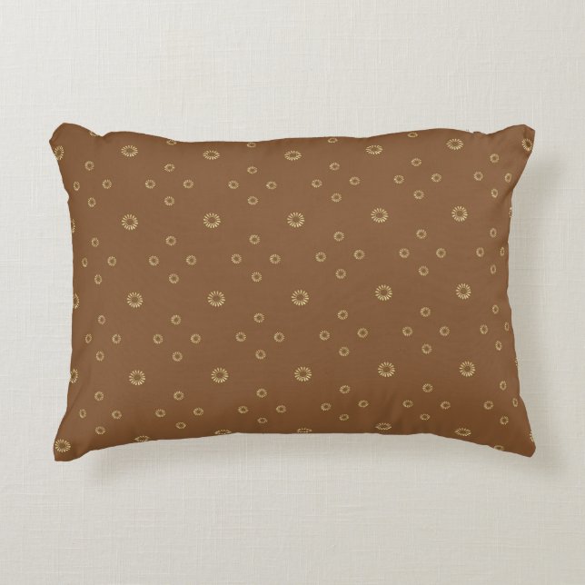 Coussins Décoratifs Mocha | Golden Zinnia Sun (Devant)