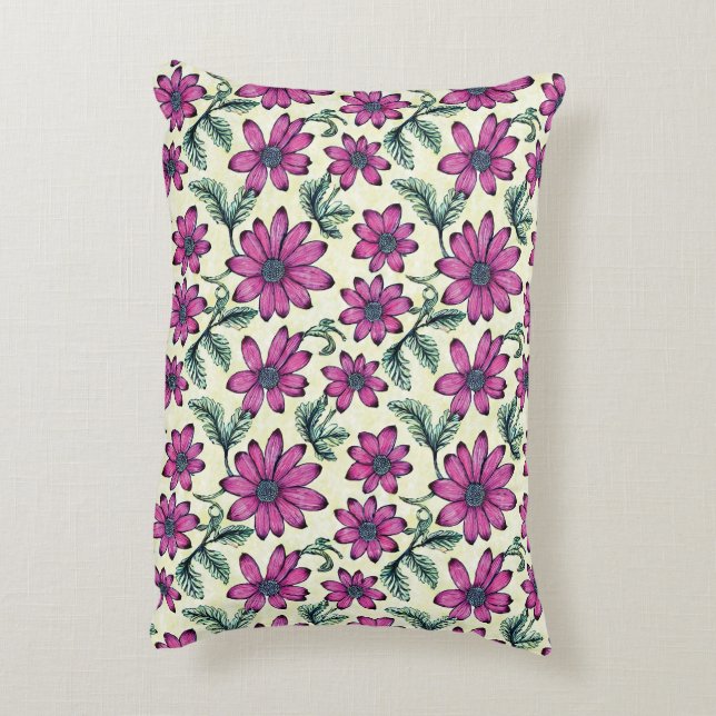 Coussins Décoratifs Modèle floral (Dos(Vertical))