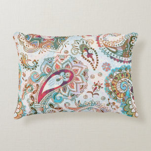 Coussins Décoratifs Modèle floral ethnique jacobéen