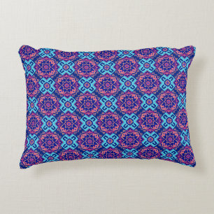 Coussins Décoratifs Modèle floral géométrique vibrant