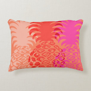 Coussins Décoratifs Momona Ananas Hawaïen Tropical Réversible