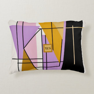Coussins Décoratifs Monogramme minimaliste géométrique moderne