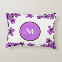 Monogramme Violet Moderne