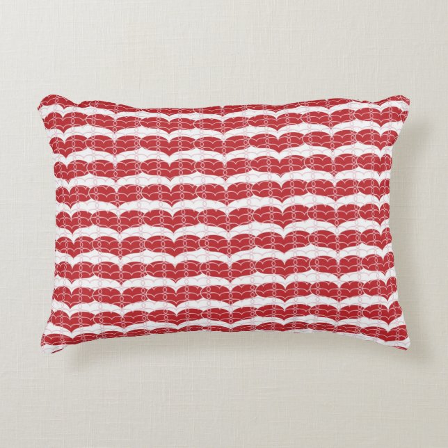 Coussins Décoratifs Motif 2 de coeur (Devant)