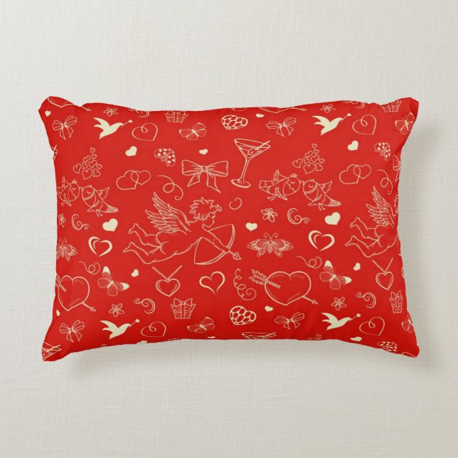 Coussins Décoratifs Motif 2 de Valentine (Devant)