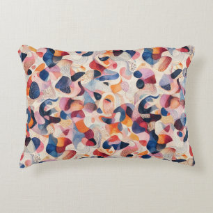 Coussins Décoratifs Motif abstrait de corail marine dans l'eau aquarel