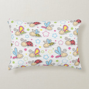 Coussins Décoratifs motif avec des insectes