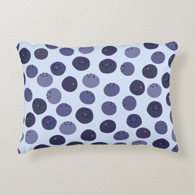 Coussins Décoratifs Motif Blueberry (Devant)
