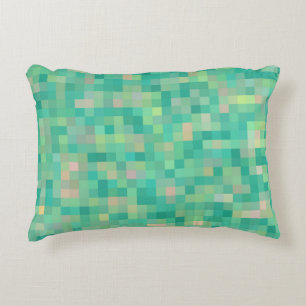 Coussins Décoratifs Motif carreaux verts