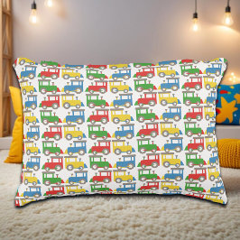 Coussins Décoratifs Motif coloré des petits trains