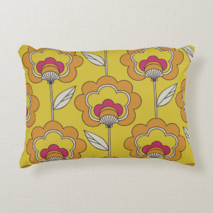 Coussins Décoratifs motif continu rétro floral