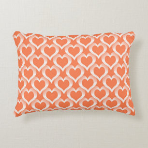 Coussins Décoratifs Motif Coral White Hearts