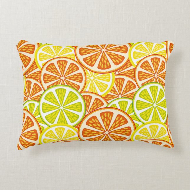 Coussins Décoratifs Motif d'agrume (Devant)