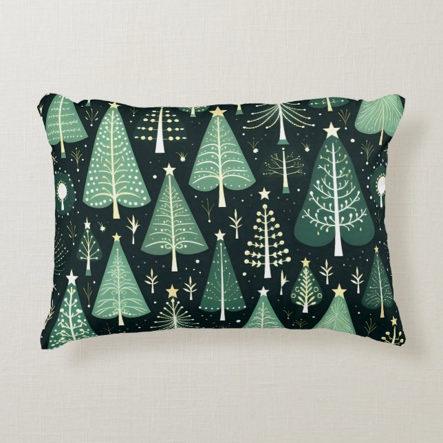Coussins Décoratifs Motif d'arbre de Noël (Devant)