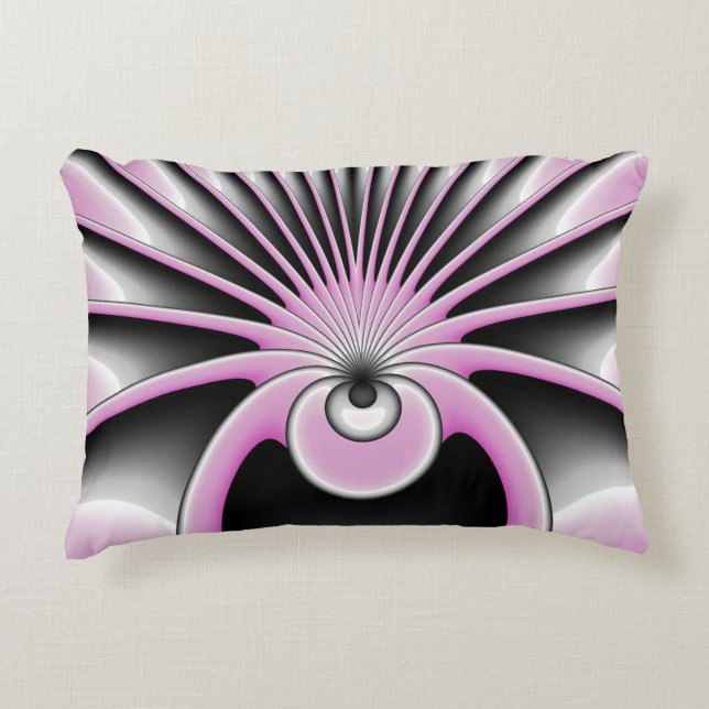 Coussins Décoratifs Motif d'art fractal Abstrait moderne (Devant)