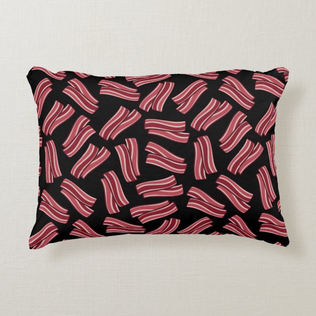 Coussins Décoratifs Motif de bandes de lard (Devant)