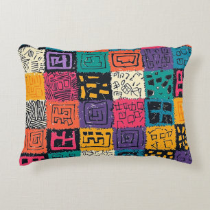 Coussins Décoratifs Motif de boîte colorée vibreant (1)